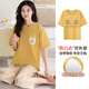 Langsha Pajamas для женщин в летнем чистом хлопке 2025 Новые укороченные брюки с коротки