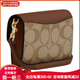 Enveloppe Coach Enveloppe 12 Classic Presbyterian Canvas Enveloppe Wallet Mini Khaki Saddle Basic Pack (sac + sac à poussière)