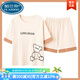 Palando 2025 summer innocent cotton pajamas for women thin shorts shorts for students ins style new style for outdoor wear home clothing set Short-sleeved shorts - G6636# M [70-90Jin [Jin equals 0.5 kg]]