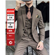
CEO Yageor 2025 Spring Haute Clothing Suit Men's Official Sex Business Professional Forum British Dress Set Dark Gray#(Suit + Vest + Trousers) XL