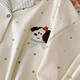 
Miao Dai Po dot puppy cartoon pajamas for women pure cotton summer 2025 new student cute short-sleeved loose home clothing set apricot color L (165)