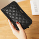 Golden Fox (FOXER) top layer cowhide women's wallet large capacity long card bag money ticket clip clutch coin wallet light luxury birthday gift