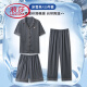 Langsha Summer Pyjamas 2025 Nouveau pantalon à manches à manches courtes en soie de soie de soie à glace à glace pour hommes
