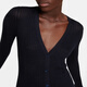 Gabriela Hearst [chinesisches Valentinstag] Emma Nadel Hole Cashmere und Seidenpullover P00750202 Blau XS CN 160/84