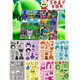 Magische Bohnen Live Rhythm Box Sticker Ruhiges Buch Mädchen DIY Fun Dress-up handgefertigtes Material Puzzle Spielzeug Handbuch Unzippiertes Rhythmus B Style Free Put Quiet Book + 8 Face-Changing-Aufkleber