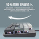 罗技（Logitech）K865无线机械键盘 G502 游戏电竞有线鼠标 无线蓝牙双模键盘（K845升级款）104键电竞键鼠套装 K845茶轴-晨曦灰+G502 HERO-黑防滑贴