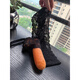 Manyan Herren Tanga hohl sexy gestreiftes nicht geheimer atmungsaktive Weitkante-Spitzen-T-Pants Personalisierte U-JJ-Cover-Tasche T-Pants Shorts Black L Empfohlen 90-135jin [Jin gleich 0,5 kg] Hüften 95