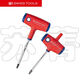 Kunlinyi Suisse Pb Tools suisses Renforced Star Plum Blossom Téle T Gandoue en forme de T PB 1408 Série 14087-60 Longueur totale 105 mm
