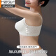 Modal Beauty Front Boucle sous-vêtements pour les femmes avec de petits seins recueillis de soutien-gorge sans marques et pas de bagues en acier, de soutiens-gorge minces avec de gros seins, de petits sous-vêtements, une pièce simple noire 70a 32