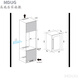 MDUG European imported quality high-end embedded wine cabinet constant temperature and humidity wine cabinet ice bar household small beverage cabinet built-in refrigerated wine cabinet 24-bottle air-cooled frost-free wine cabinet