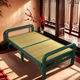 
Qinkai iron frame bamboo marching bed folding single bed integrated lunch bed bamboo board bed bamboo bed cool single double bed stable practical 192 length * 95 width-16851