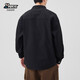 Popeye Japanese long-sleeved work shirt men's spring autumn loose casual versatile shirt jacket DC03 black M
