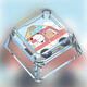 Dawenxi Yi2 Bubu Limited Emoticon Package Keycap Single Cartoon Animation Cross Achse Kreative niedliche transparente mechanische Tastatur B695-FM-Proposal [Yi2 Bubu] PC Transparent Personalisierte Tastatur