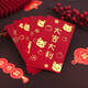 咏幻2025新年红包袋创意加厚网红磨砂利是封卡通生肖过新年压岁包 短款jc3892百元对折 6个