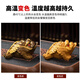 Shi Jian said that high-end boutique products can raise the golden toad that attracts wealth, tea pet ornaments, tea set accessories, luminous backflow fragrant tea play ornaments, small golden toad that attracts wealth (gold)