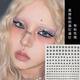 SNQP Lu Han's same style no-punch eyebrow nail brow bone nail lip nail sticker nose nail sticker fake nail no hole face sticker diamond decal no punch nail sticker 2 sheets 330 stickers in total