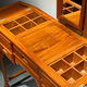 Tiger Master mahogany furniture Burmese rosewood (scientific name: Macrocarpus rosewood) solid wood dressing table folding dressing table with dressing mirror room dressing table with stools dressing table with stools