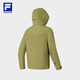
FILA official couple woven jacket 2025 autumn new fitness outdoor sports windproof and moisture-permeable hooded top