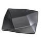 Yusen Imelamine tableware plate commercial catering snack plate barbecue hot pot side dishes cold dishes fried rice black plate plastic plate ljp1098 half box 36 pieces