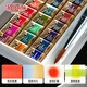 Holbein Watercolor Set Solid Watercolor Artist HB Solid Watercolor Pigment Set Imported Holbein 36 Colors (PN698) Single