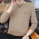 Woodpecker (TUCANO) sweatshirt men's spring and autumn round neck long-sleeved T-shirt men's round neck trendy bottoming shirt clothes men's Khaki XL