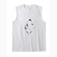 Lomon Summer nueva camiseta sin mangas impresas para hombres algodón de algodón puro ropa suelta ropa de hombre día de padre negro [imagen pequeña en el lado delantero izquierdo del chaleco k1098 dos piezas s recomendado 70-80 jin [Jin equivale a 0.5 kg]