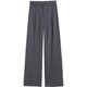Fhhuabd verdickte Fell und Vlies weit Beinserer loser lässter warmer, gerade warmes Schub kleiner Frauenhose Neue Milch Tee Farbe klein 6636 xs