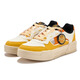 
361 Garfield co-branded model丨Board shoes women's casual shoes 2025 summer fitness mesh breathable women's sports shoes 6624 feather white/retro yellow 38