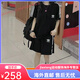 Adidas summer new Clover sports suit men and women combination two-piece short-sleeved round neck moisture-absorbing and sweating speed shorts trendy 9889-Black short-sleeved [high-quality embroidery] 2XL [130-150Jin [Jin equals 0.5 kg]]