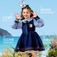 ASK JUNIOR Children's Skirt Set 2025 Autumn Girls Lolita Princess Skirt Shirt + Dress Two Pieces