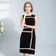 Pékin Xinxuan Station européenne Produits européens Robe de gilet sans manche 2025 Nouveaux vêtements pour femmes de printemps et automne Sétiment Summer 693 Black 693 Noir sans manches XS