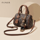 Golden Fox (Foxer) Frauenbeutel Frauenbeutel große Kapazität One-Shoulder Crossbody Bag Handheld Kissenbeutel Leichte Luxus-Lehrer-Tag-Geburtstagsgeschenk
