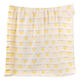 Mufan (mufan) towel quilt pure cotton 6-layer gauze baby blanket Class A newborn child baby air-conditioning quilt student nap blanket Crown yellow 150*200cm