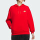 阿迪达斯 （adidas）女装运动套装春季新款休闲本命年红色卫衣套头衫收口长裤 两件套 JE6101+JJ3561 XS