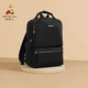 
Scarecrow backpack for women new style travel backpack for large capacity commuting to work light and fashionable casual schoolbag quiet black-small version
