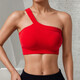 Beautiful Back Sports Bra Women's Shockproof Running Yoga Vest Pilates Fitness Bra Summer Thin Red L