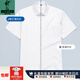 Inter Miller Serie de alta gama Camisas de manga corta para hombres para ropa informal de negocios para trabajo profesional Cotton de color blanco gratis para hombres DX6628 39