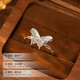 S999 sterling silver summer forest style butterfly ring for women, high-end and temperament, popular index finger ring, pure silver gift, ins style, platinum, no Specifications