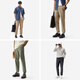 Bananain Basic Herren Füße gebundener lässige lange Hose Frühling und Sommerfeuchtigkeit Absorption Schnelltrocknen locker bequeme und elastische Sporthosen Herren schwarz l