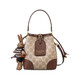 ANYSMIC official authentic bag luxury brand women's bag 2025 new shoulder bag crossbody bag women's bag for girlfriend wife khaki [gift box packaging]