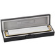 Bainuo tongbao 6624s harmonica 24-trous performance avancée harmonica harmonica épaissis plaque de siège de cuivre débutant à 24 trous argenté polyphonique #d #d tore = be twing