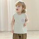 Bali Little Pig Baby Vest Sommer Boy ärmellose dünn T-Shirt Mädchen kleine Hosenträger Säuglings Sommerkleidung Kinder Top Milk Kaffee 90