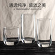 Il Jiangong Glass Transparent Milk Petit-déjeuner Breakfast Impice Ménage résistant à la chaleur Chaussure Brewing Cup Fruit Juice Brink Boîte Bière Tasse 13791 TRANSPARET 200ML-1 PACK