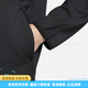 Nike (NIKE) solid color quick-drying woven jacket jacket mid-waist trousers casual sports suit men's black black jacket + black trousers XL