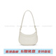 Calvin Klein small ck Spring new simple commuter saddle bag PU one-shoulder armpit bag crossbody saddle bag Small women Light Pink light pink gift box