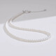 DL 1998 Fat Donglai same style S925 silver freshwater pearl necklace Here Comes the Mushroom Edison White XG Pearl Necklace