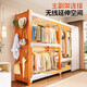 
Open hole plate metal storage cabinet for bedroom rental shelves wardrobe simple assembly floor-standing shelf 4-layer 1050*500*2000/hole plate