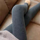 Catman Autumn and Winter Cotton Vertical Striped Pantyhose Women's Velvet Thickened Warmth Slimming High Waist Foot Stomping Leggings for Outerwear Smoke Gray Dark Gray Velvet Suitable for -5-10 C Thickened One Size Stamping Foot Socks Suitable for 85-135 Jin Jin is equal to 0.5 kg.