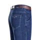 Septwolves summer thin cotton jeans men straight loose middle-aged daddy suit men's pants business casual long pants Middle-Blue (3889 summer) thin 29 (2 feet 2)