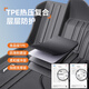 Yusenyi Geely Galaxy L7 Foot Pad Dediziert 2024 Neues Galaxy L7 Vollkira-Dekoration Upgrade TPE Teppichmatte Paket 2 Upgrade Anti-Schlupf-Kornmuster + schwarzer Schnee Ni Galaxy L723-24 Model Modell